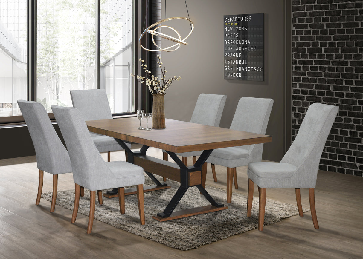 7 Piece Dining Room Set by Mollai Collections | Bel Furniture