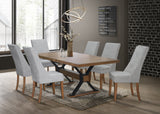 7 Piece Dining Room Set by Mollai Collections | Bel Furniture