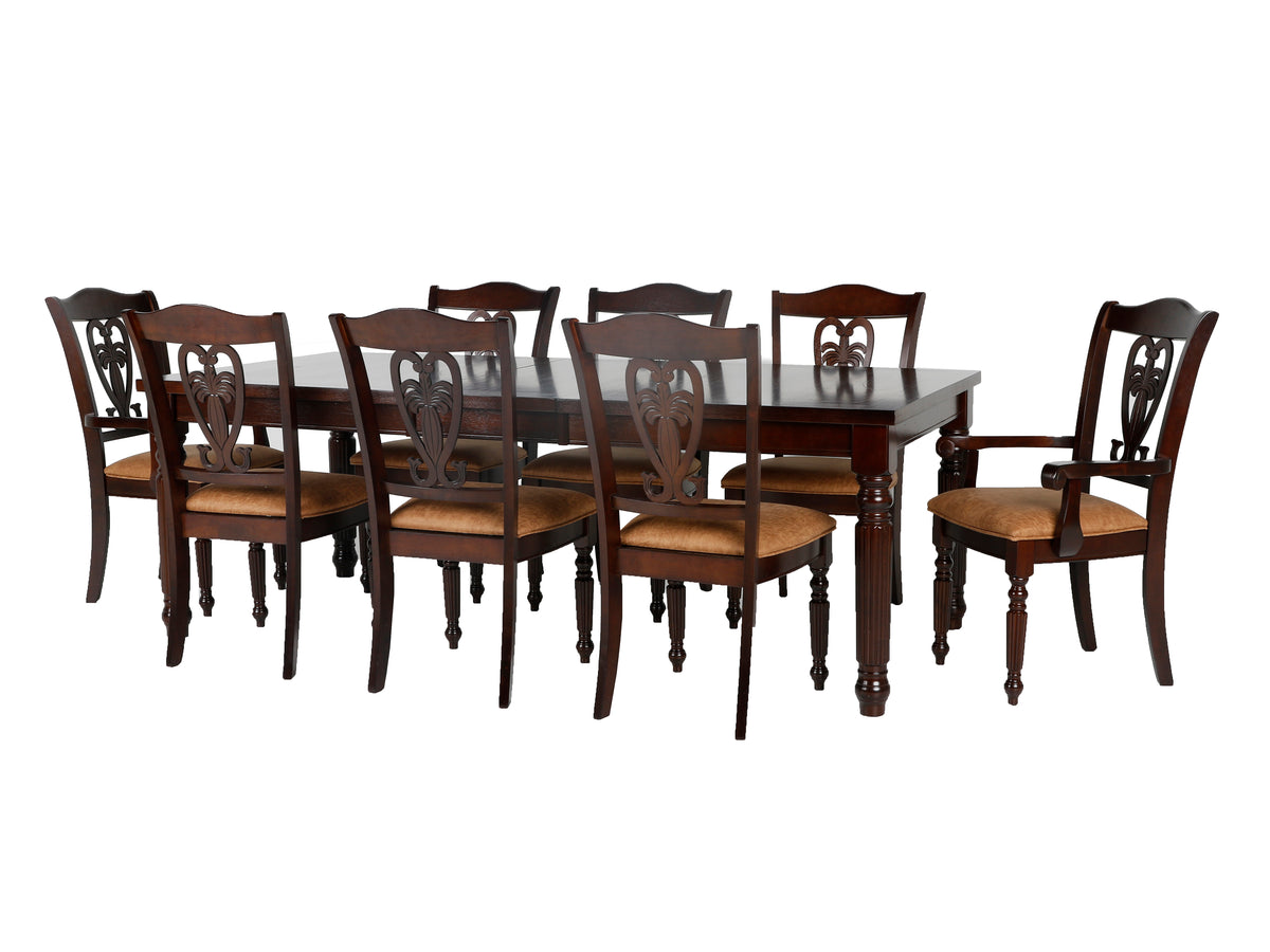 9 Piece Dining Room Set by Mollai Collections | Bel Furniture