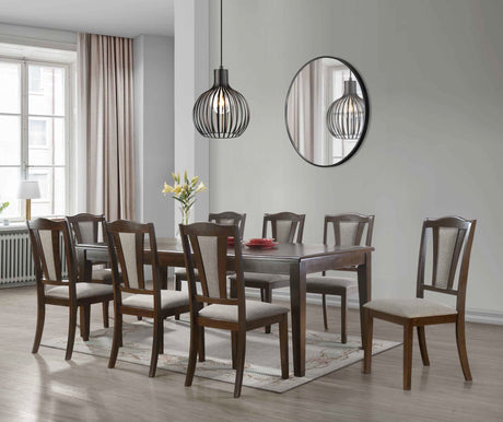 9 Piece Dining Room Set by Mollai Collections | Bel Furniture