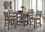 Gray 11-Piece 3-Room Furniture Package with Sectional, Queen Bed & Dining Set