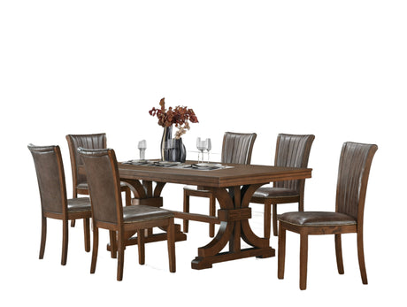 7 Piece Dining Room Set by Mollai Collections | Bel Furniture