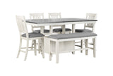 6 PIECE PUB DINING ROOM SET by Mollai Collections | Bel Furniture