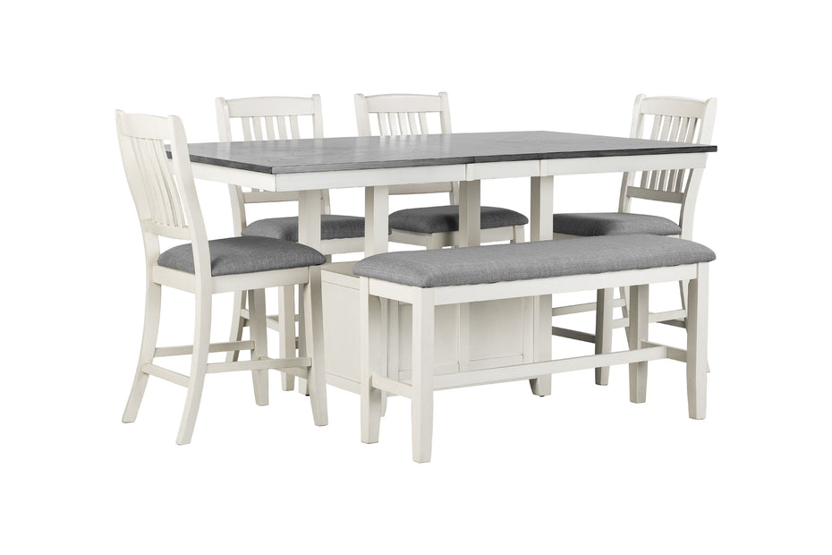 6 PIECE PUB DINING ROOM SET