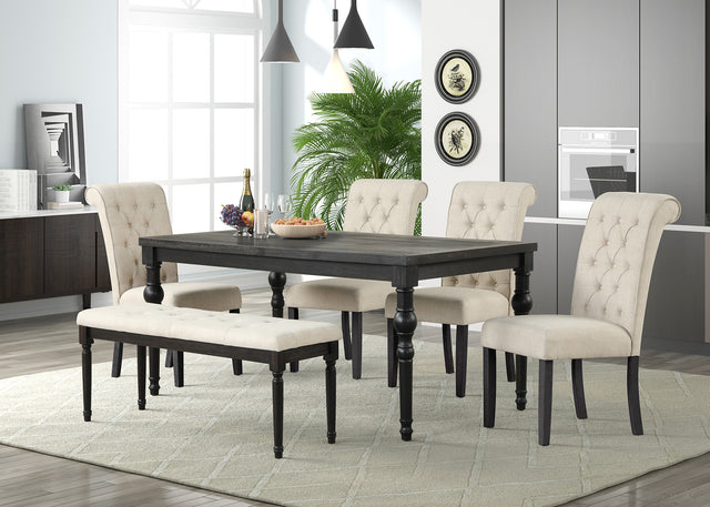 6 PIECE DINING ROOM SET by Mollai Collections | Bel Furniture