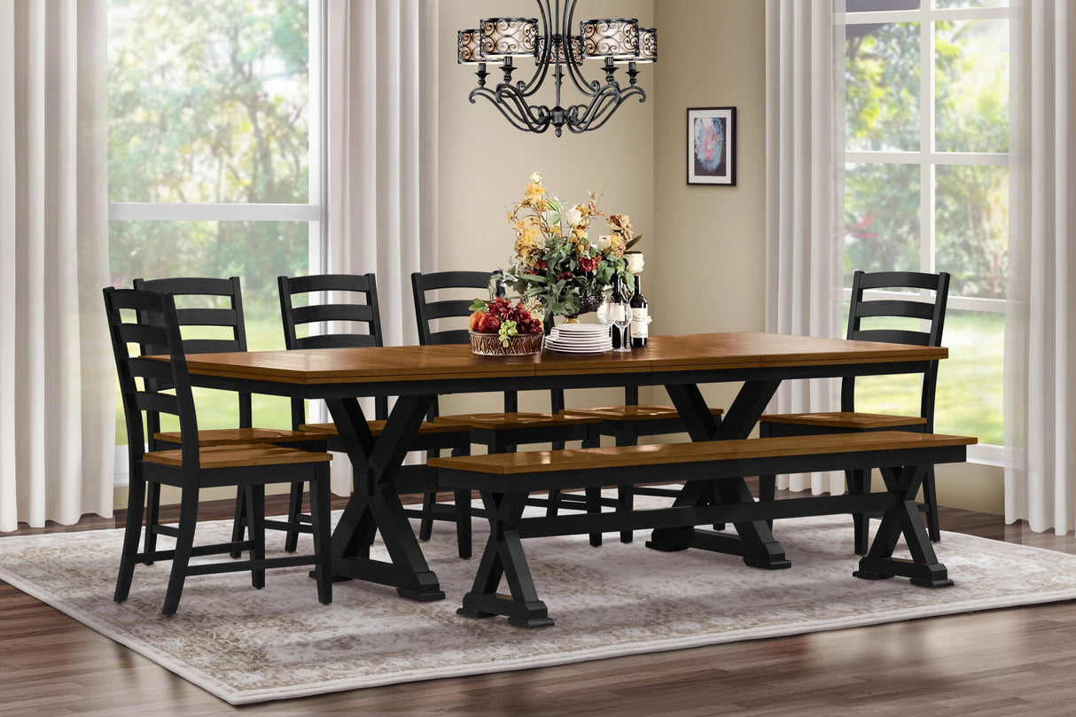 8 Piece Dining Room Set by Mollai Collections | Bel Furniture