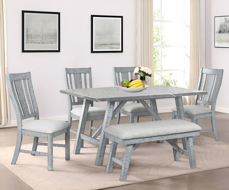6 Piece Dining Room Set by Mollai Collections | Bel Furniture