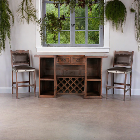 HACIENDA 3 PIECE BAR SET by Mollai Collections | Bel Furniture