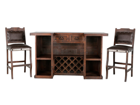 HACIENDA 3 PIECE BAR SET by Mollai Collections | Bel Furniture