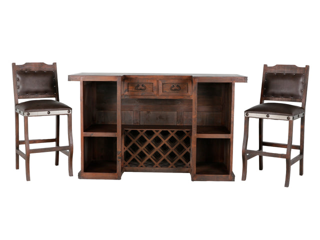 HACIENDA 3 PIECE BAR SET by Mollai Collections | Bel Furniture
