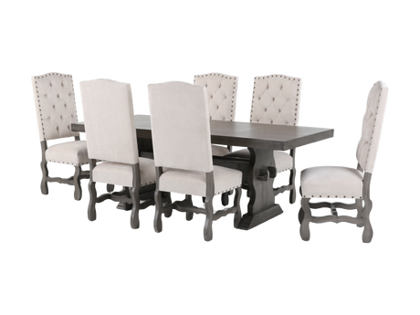 7 Piece Dining Room Set by Mollai Collections | Bel Furniture