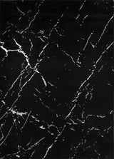 Black marble texture with white veins