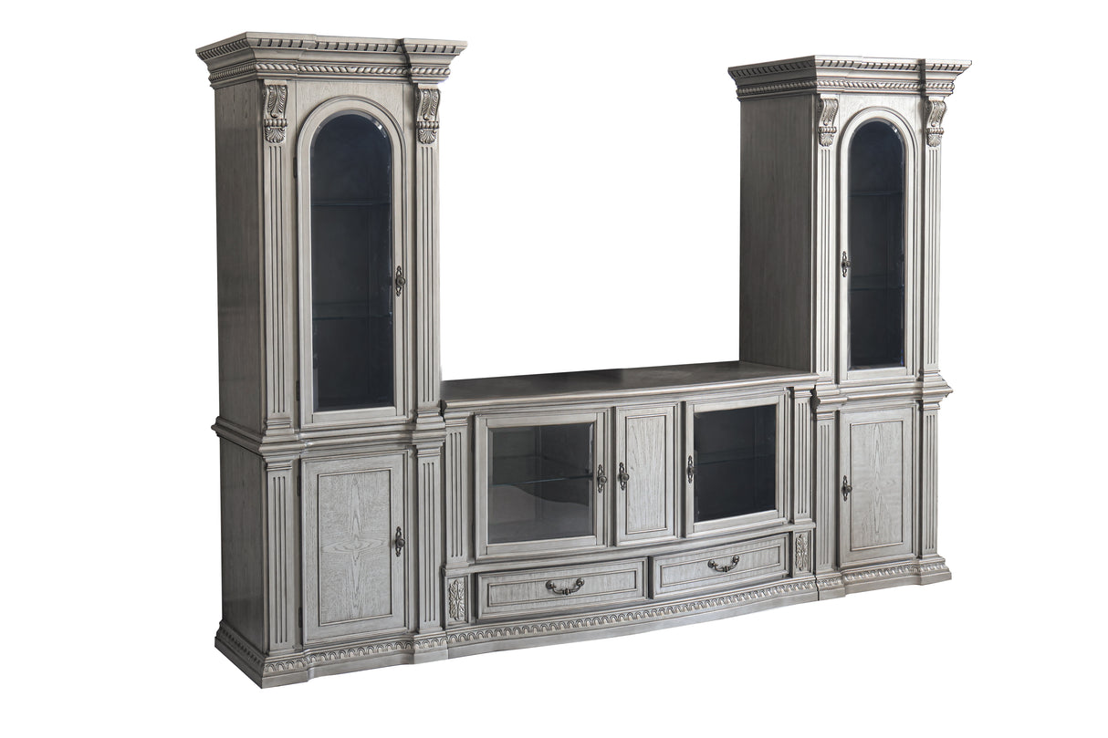 Grand-Platinum 5 Piece Entertainment Center by Mollai Collections | Bel Furniture