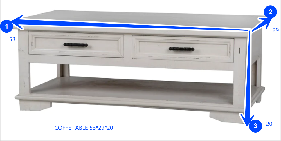 Charles-Nero White 3 PIECE COFFEE TABLE SET by Mollai Collections | Bel Furniture