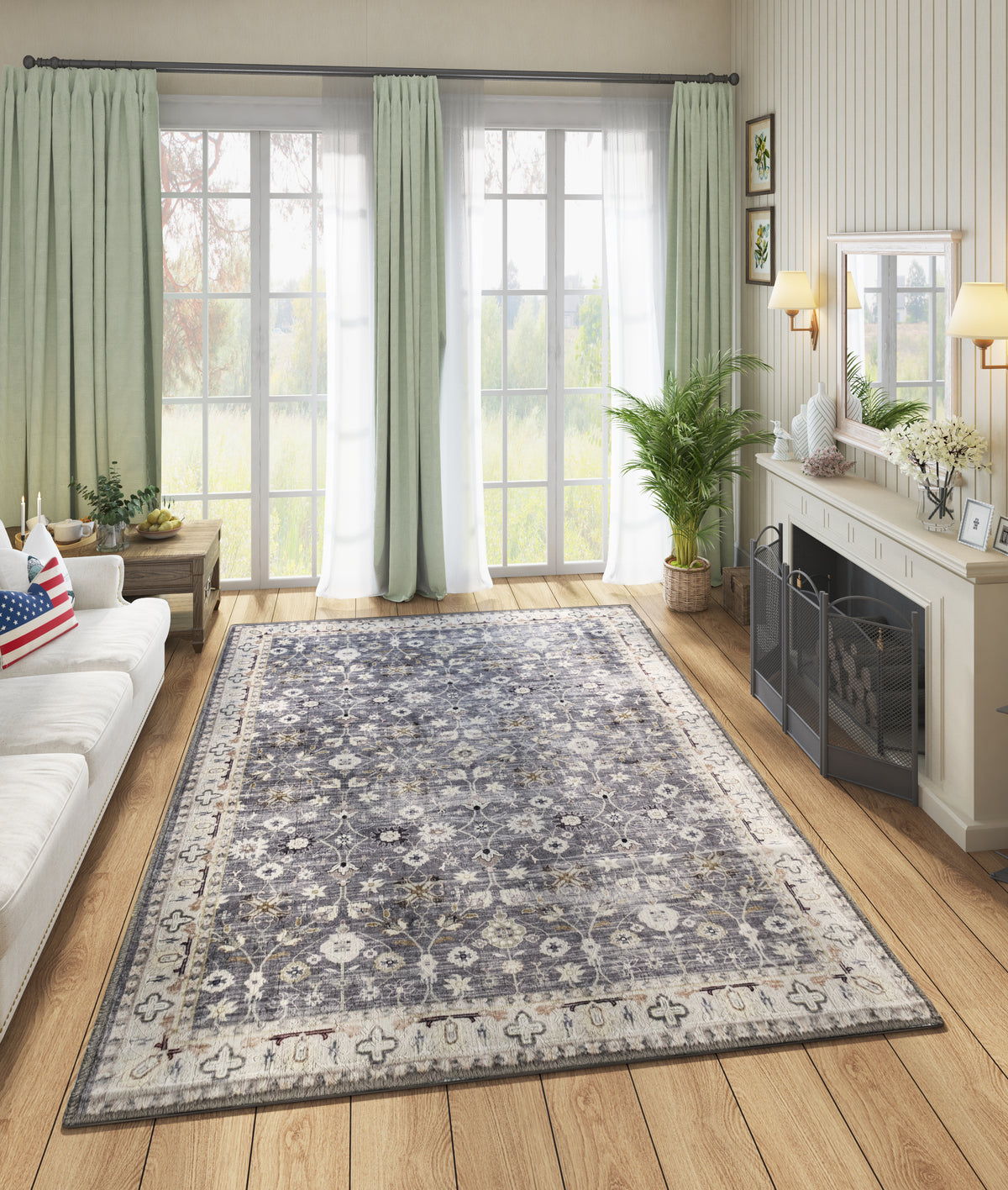 Fahan Area Rug 6'x9' by BEL Furniture | Bel Furniture