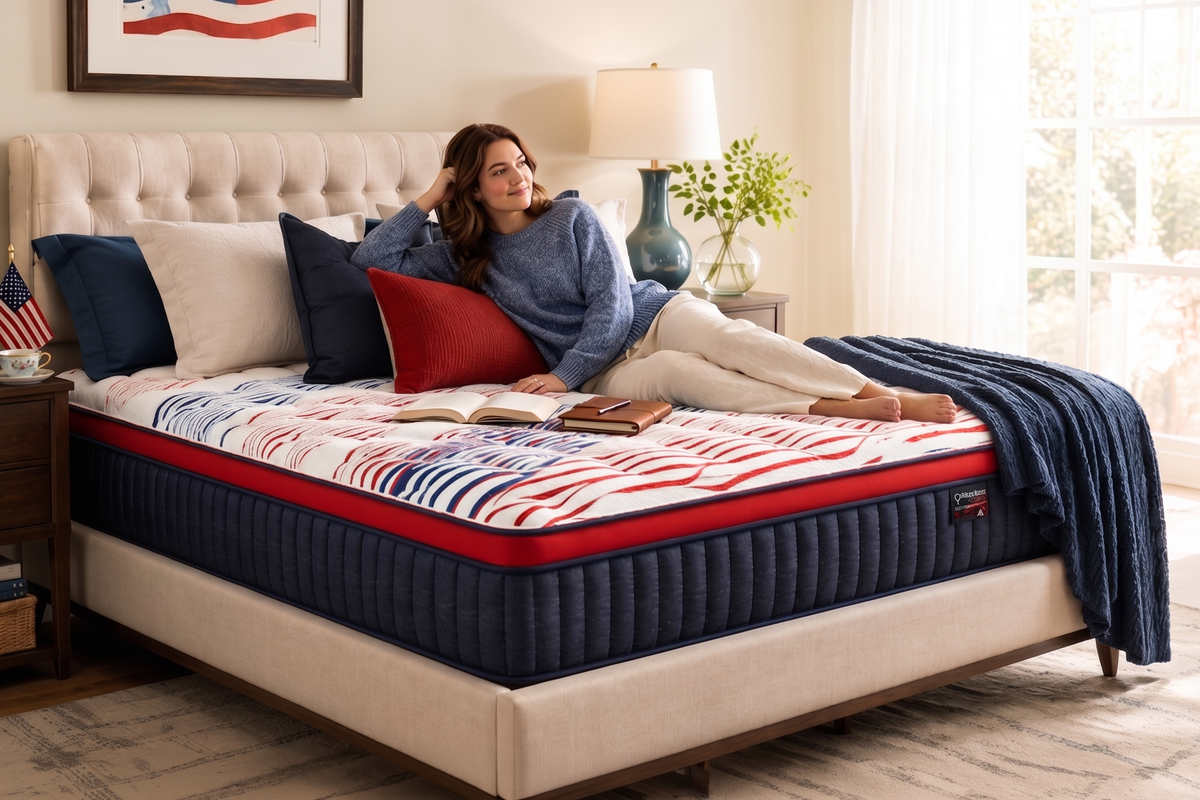 Freedom Euro Top 14" Medium Plush Mattress with Cooling Copper Memory Foam
