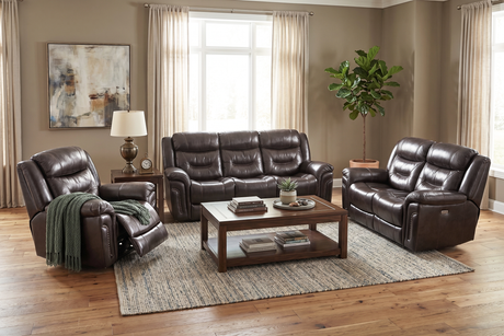 Chocolate Brown Top Grain Leather Power Reclining Sofa, Loveseat & Recliner – 3-Piece Living Room Set with USB