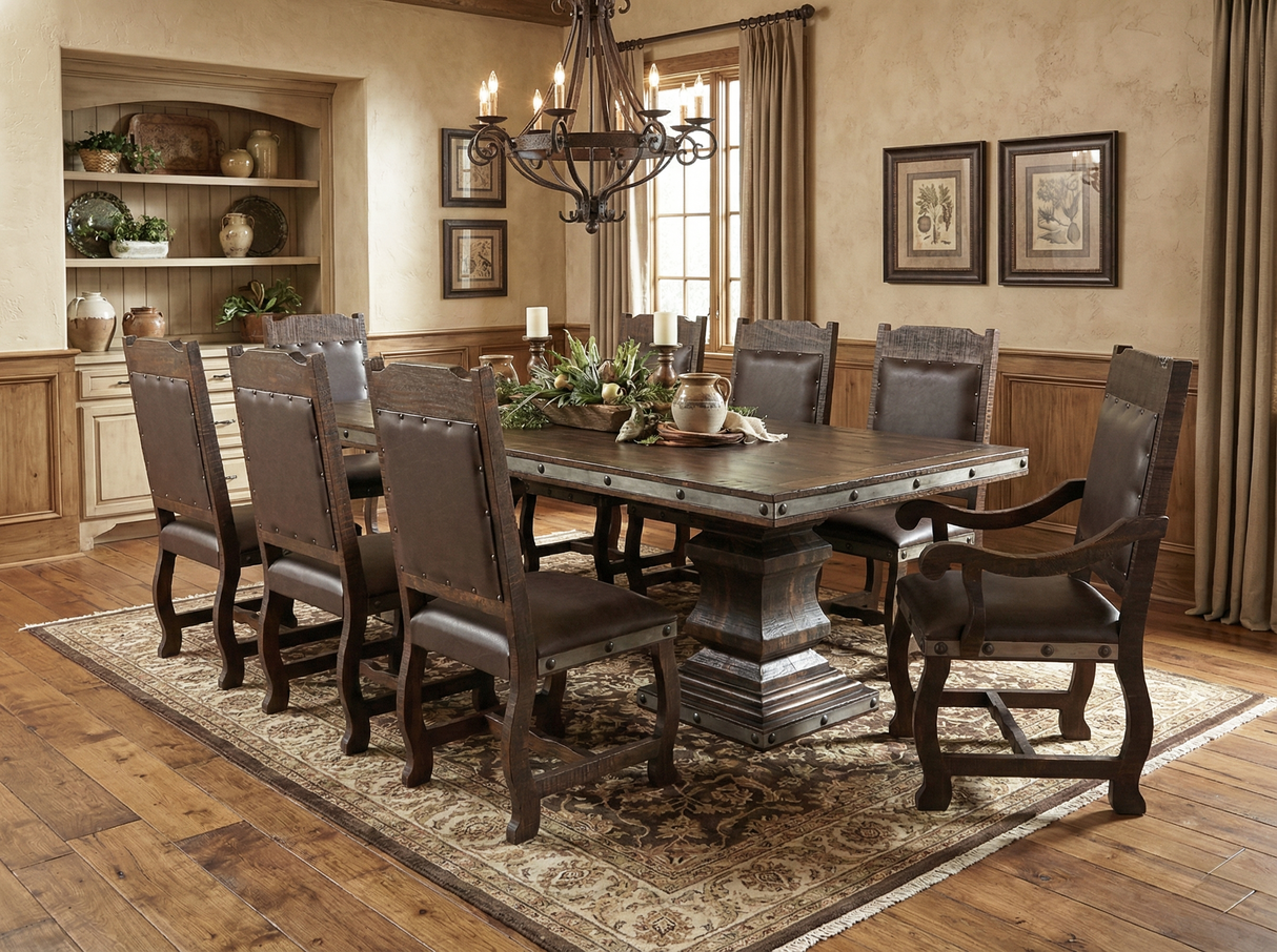 HACIENDA 9 PIECE DINING ROOM SET