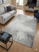 .Jaya Taupe Power-Loomed Area Rug - 6' 6" x 9' 0"