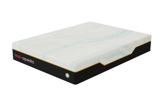 Hermes 13-Inch Luxury Firm Memory Foam Queen size Mattress with Foundation by bel-opedic | Bel Furniture