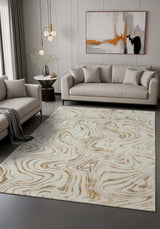 .Betsi Cream Power-Loomed Area Rug - 6' 6" x 9' 0"