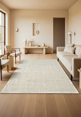 .Samira Silver Power-Loomed Area Rug - 6' 6" x 9' 0"