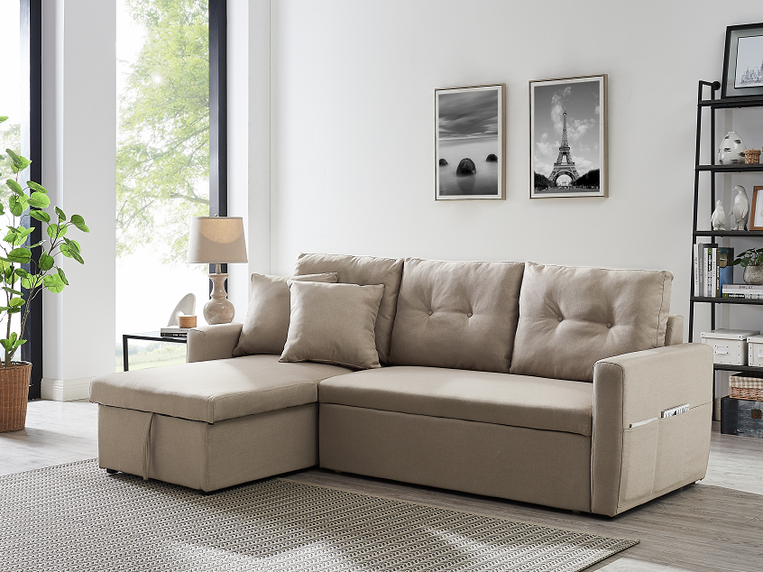 REVERSIBLE SLEEPER SECTIONAL