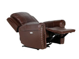 Power Recliner Chair- Top Grain Leather by Sara Collections | Bel Furniture