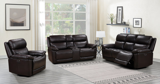 3 Piece Power Reclining Living Room Set by Sara Collections | Bel Furniture