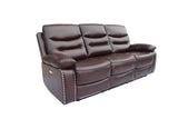 3 Piece Living Room Set: Power Reclining Sofa, Power Reclining Chair, Stationary Loveseat by Sara Collections | Bel Furniture