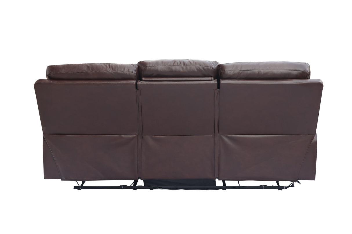 3 Piece Living Room Set: Power Reclining Sofa, Power Reclining Chair, Stationary Loveseat by Sara Collections | Bel Furniture