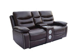 3 Piece Living Room Set: Power Reclining Sofa, Power Reclining Chair, Stationary Loveseat by Sara Collections | Bel Furniture