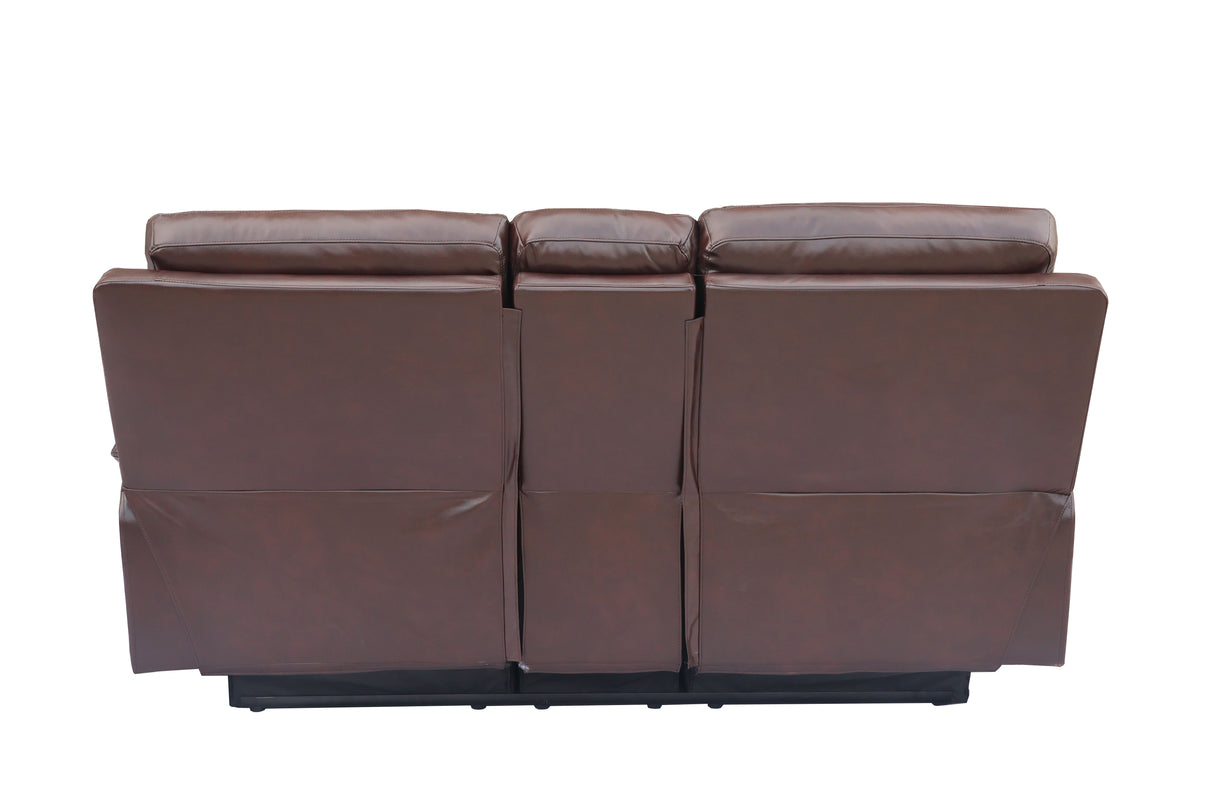 3 Piece Living Room Set: Power Reclining Sofa, Power Reclining Chair, Stationary Loveseat by Sara Collections | Bel Furniture