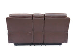 3 Piece Living Room Set: Power Reclining Sofa, Power Reclining Chair, Stationary Loveseat by Sara Collections | Bel Furniture