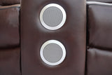3 Piece Living Room Set: Power Reclining Sofa, Power Reclining Chair, Stationary Loveseat by Sara Collections | Bel Furniture