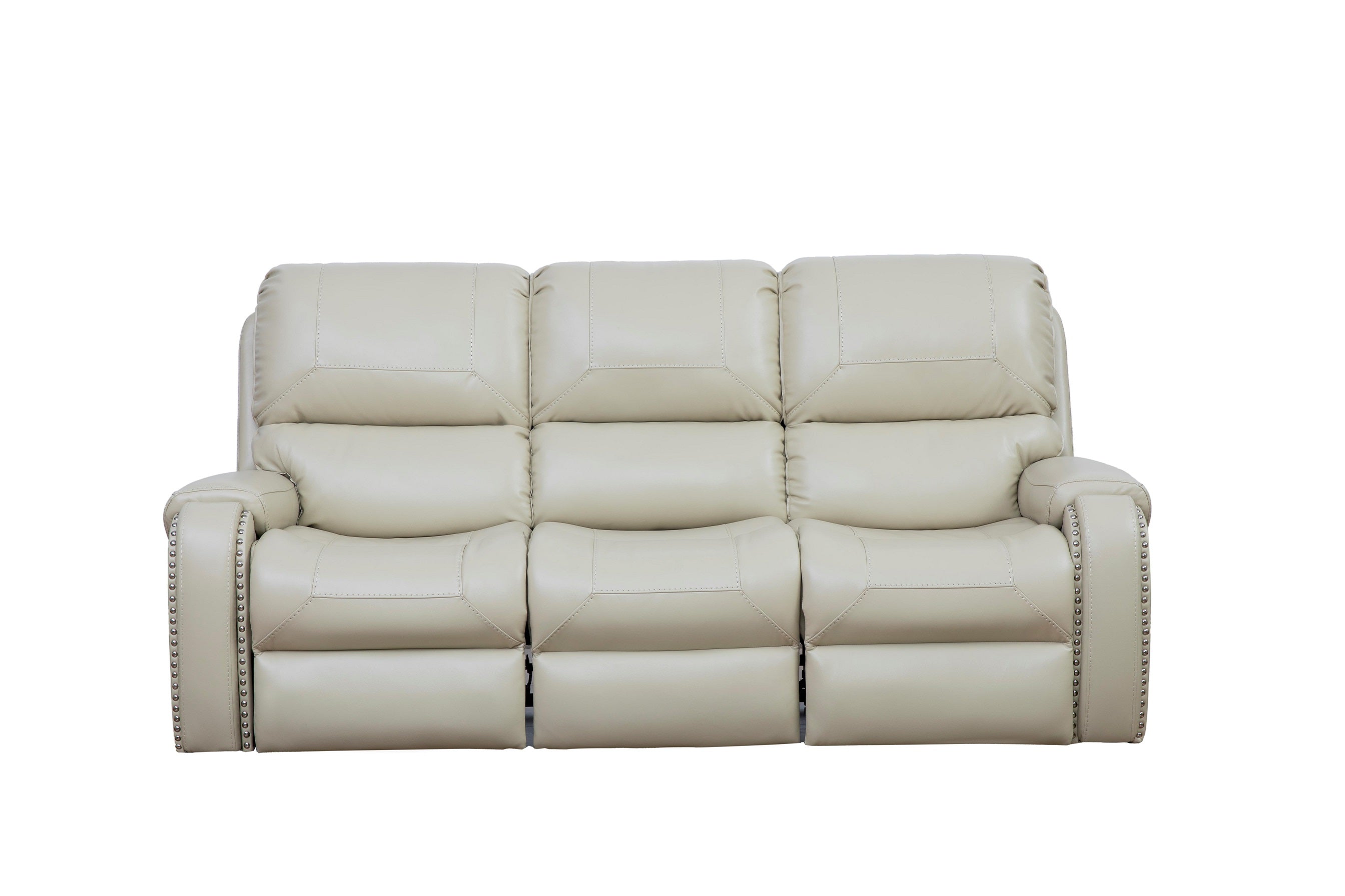 3 Piece Living Room Set: Power Reclining Sofa, Power Reclining Chair, Stationary Loveseat