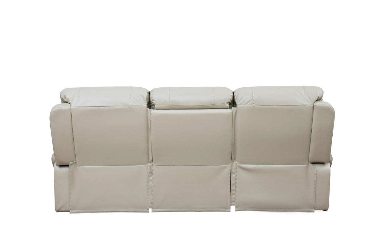 3 Piece Living Room Set: Power Reclining Sofa, Power Reclining Chair, Stationary Loveseat