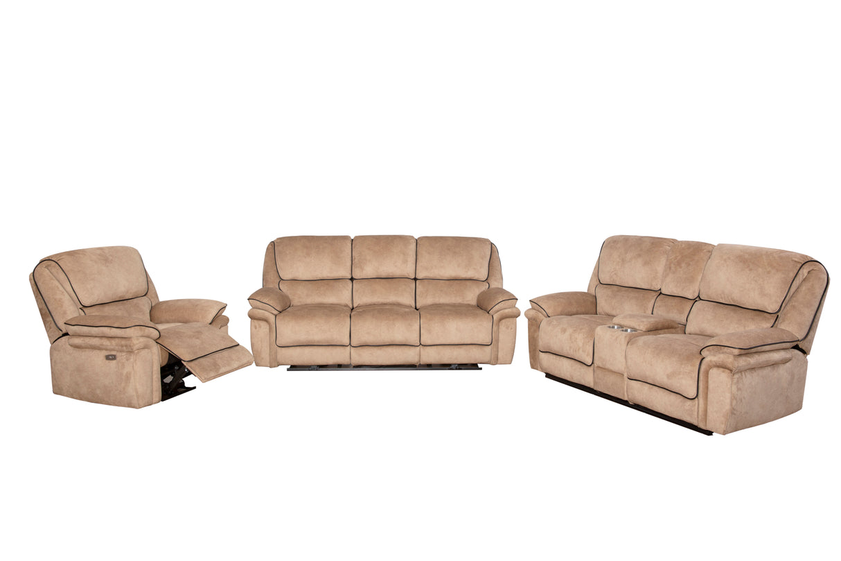 3 PIECE POWER RECLINING LIVING ROOM SET by Sara Collections | Bel Furniture