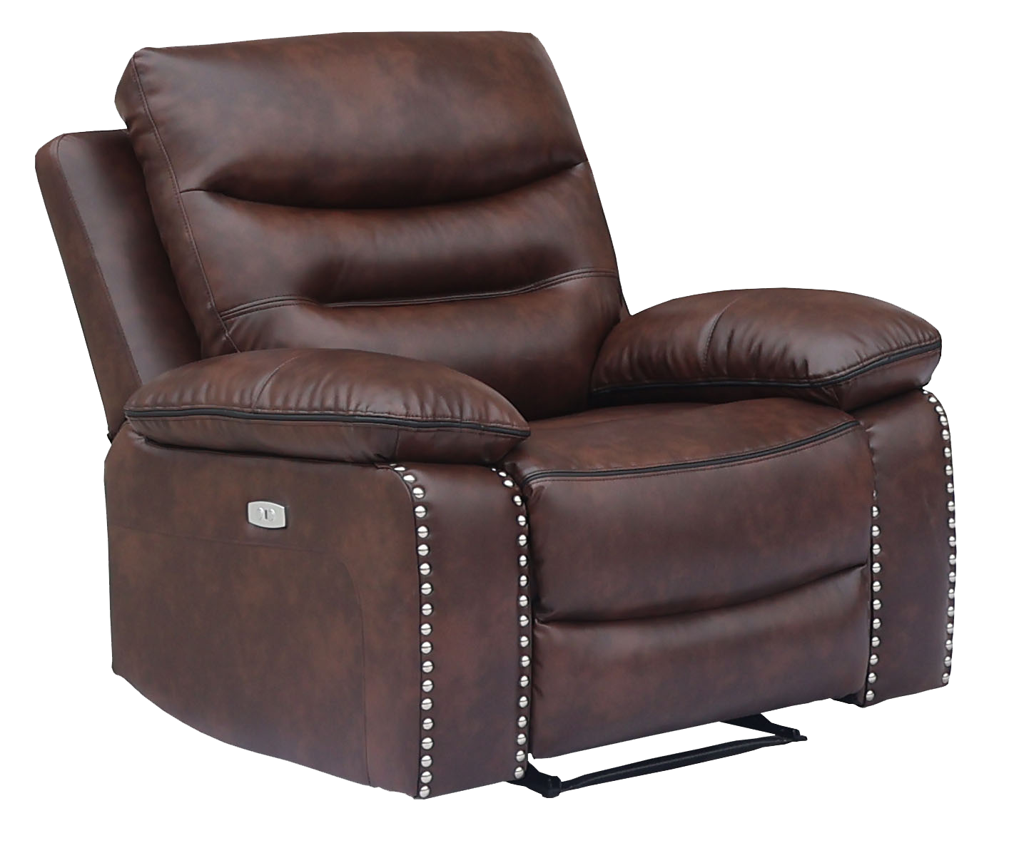 3 Piece Living Room Set: Power Reclining Sofa, Power Reclining Chair, Stationary Loveseat