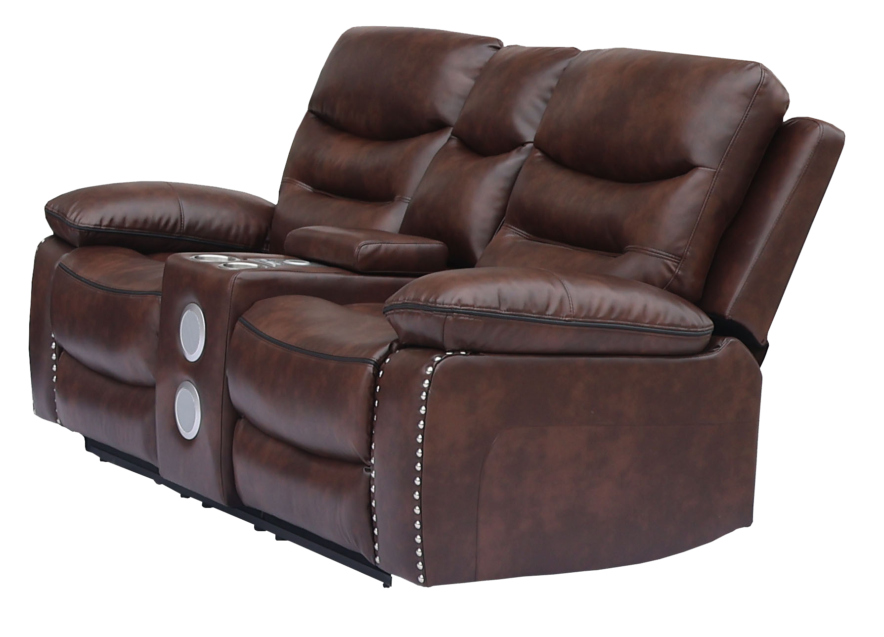 3 Piece Living Room Set: Power Reclining Sofa, Power Reclining Chair, Stationary Loveseat