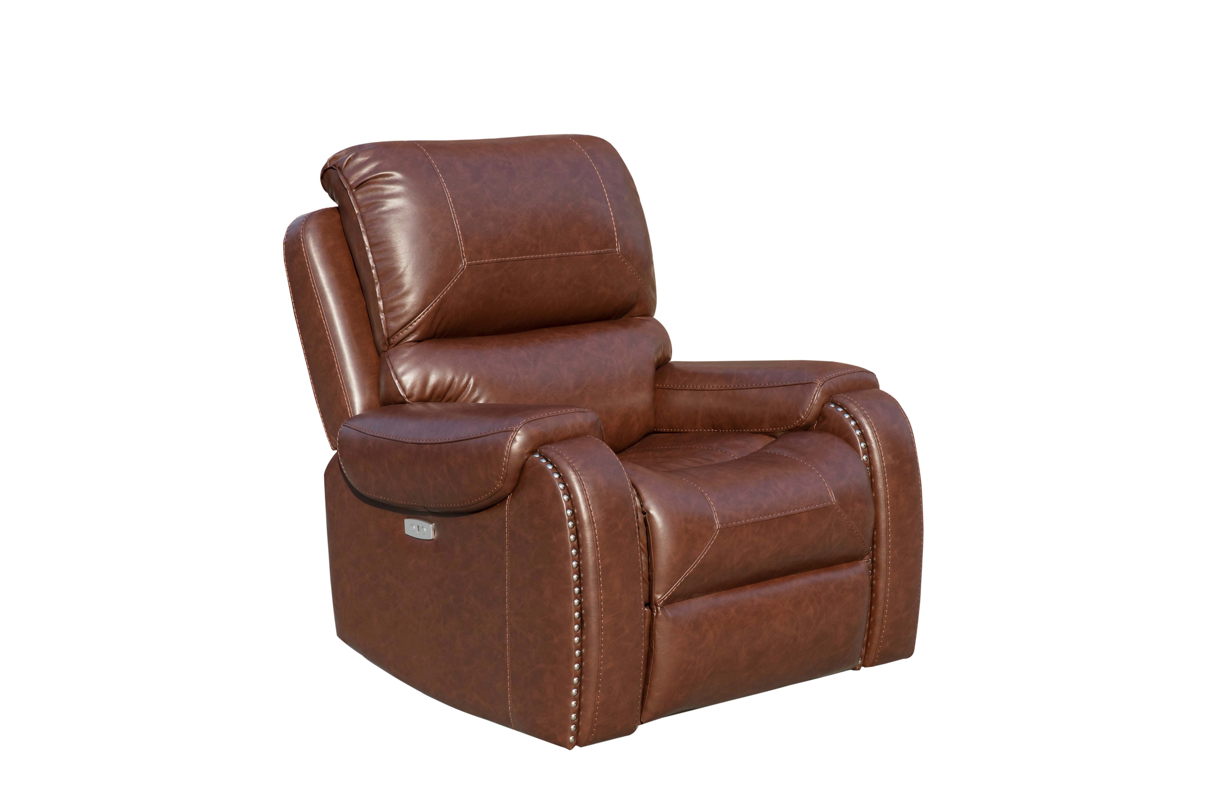 3 Piece Living Room Set: Power Reclining Sofa, Power Reclining Chair, Stationary Loveseat
