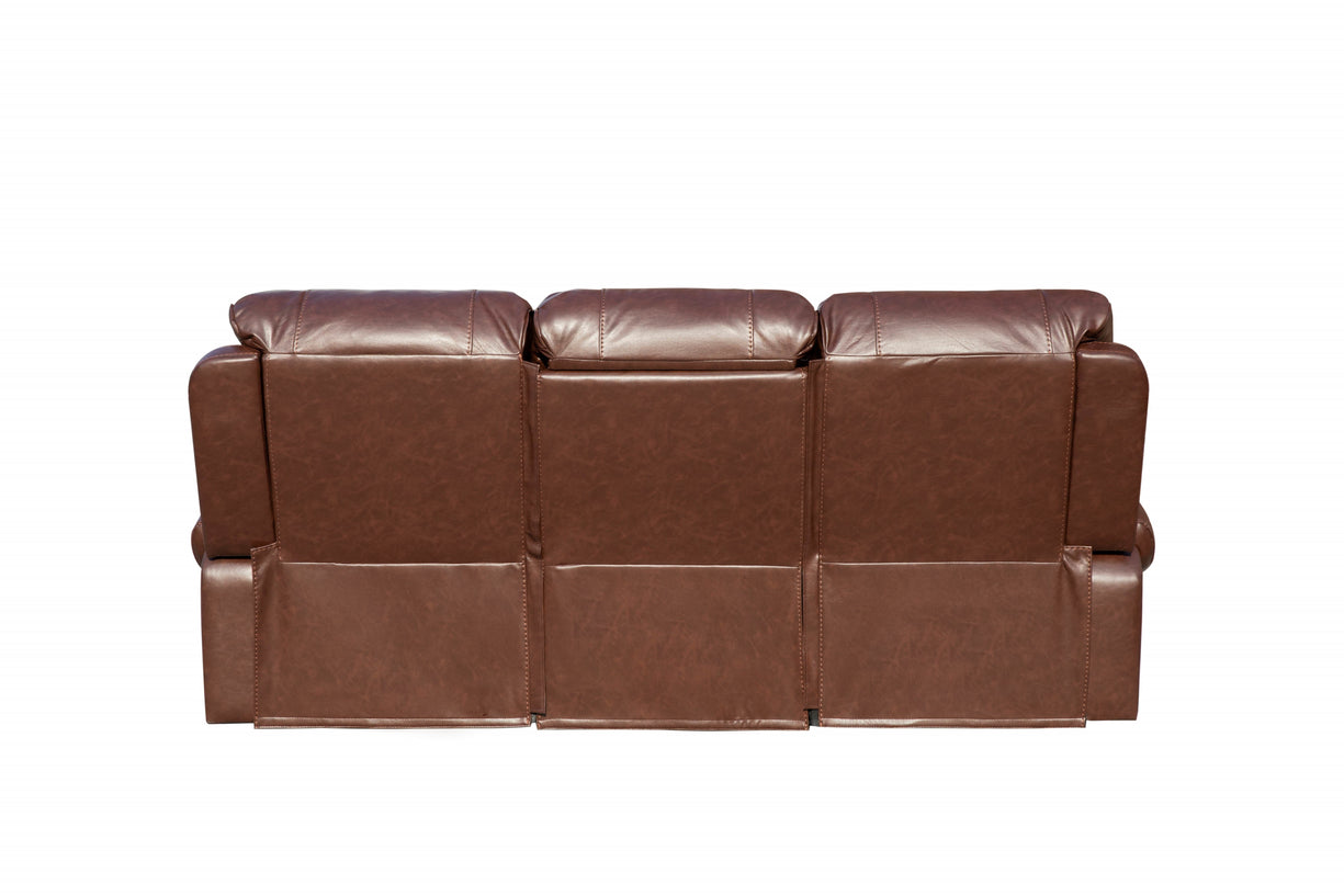 3 Piece Living Room Set: Power Reclining Sofa, Power Reclining Chair, Stationary Loveseat