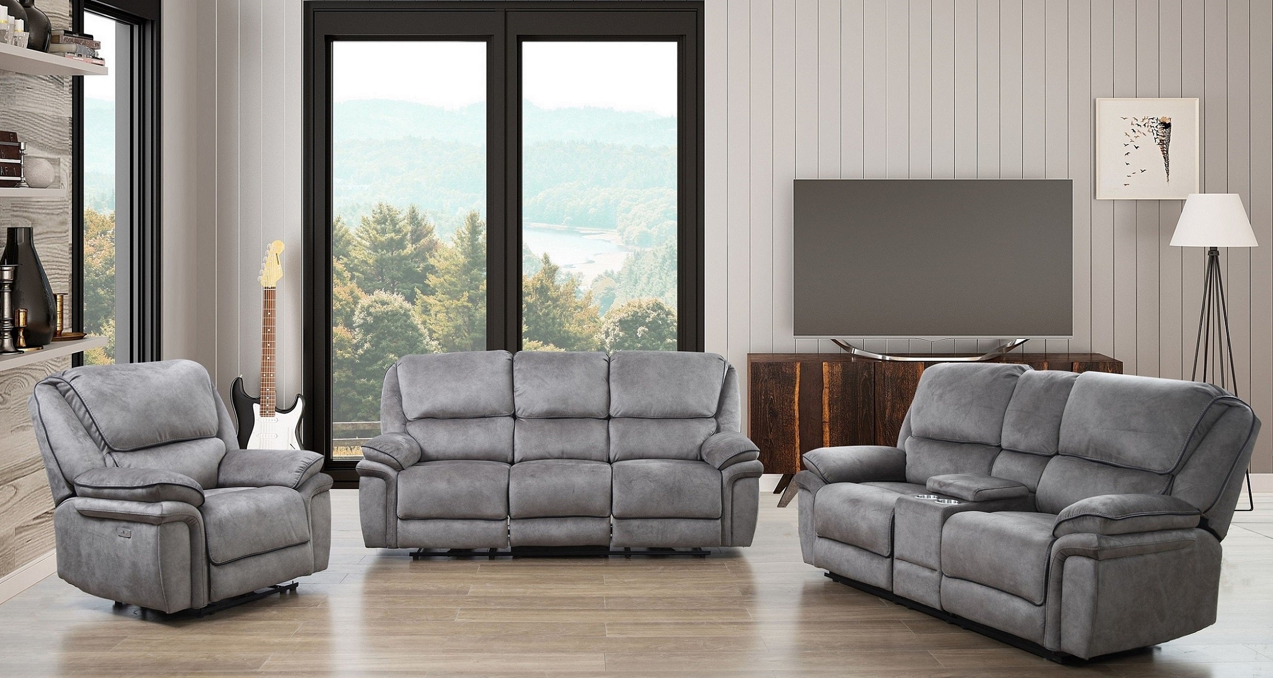 3 Piece Power Reclining Living Room Set