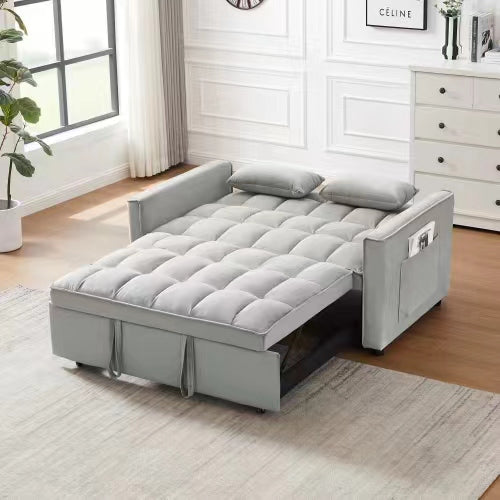 Sofa bed with mobile phone holder and USB port