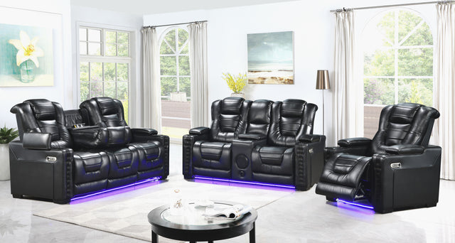 3 Piece Power Reclining Living Room Set by Sara Collections | Bel Furniture