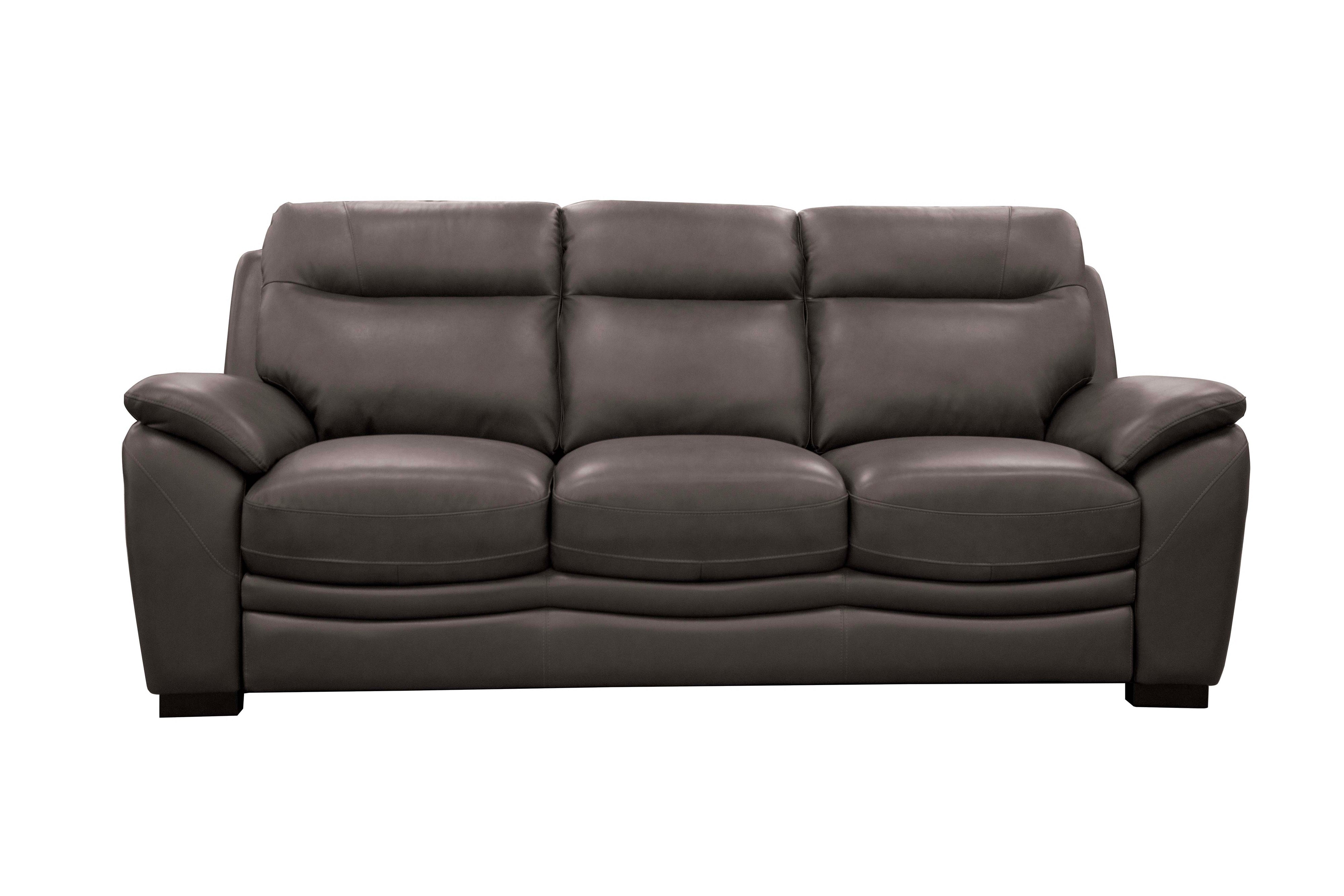 3 Piece Living Room Set in Top-Grain Leather Match PVC