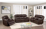 Espresso Top Grain Leather 3-Piece Power Reclining Living Room Set
