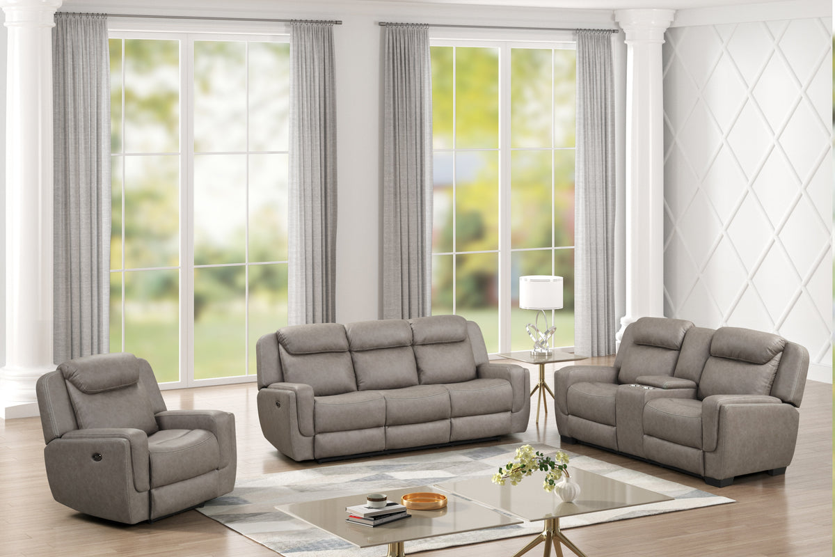 3 PIECE POWER RECLINING LIVING ROOM SET by Sara Collections | Bel Furniture