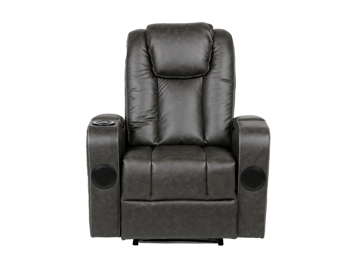 Power Recliner with Bluetooth Speakers, Storage, and Cup Holders by Sara Collections | Bel Furniture