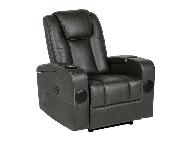 Power Recliner with Bluetooth Speakers, Storage, and Cup Holders by Sara Collections | Bel Furniture